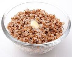 Buckwheat porridge buckwheat dietaren plater nagusia da